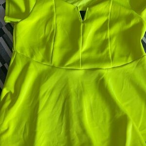 Vibrant Neon Yellow Women's Top